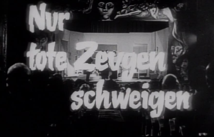 Nur tote Zeugen schweigen